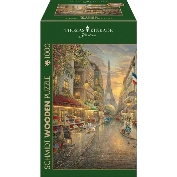 Schmidt Spiele Thomas Kinkade Studios: Malerisches Paris, 1.000 Teile Holzpuzzle Günstiger Verkauf
