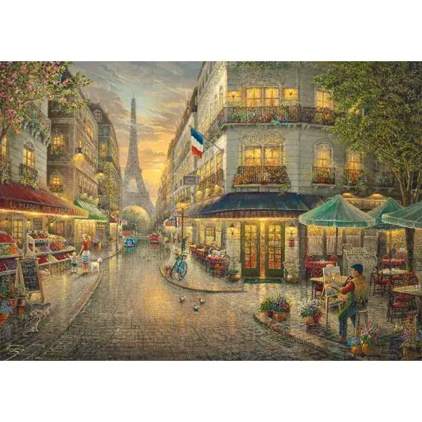 Schmidt Spiele Thomas Kinkade Studios: Malerisches Paris, 1.000 Teile Holzpuzzle Günstiger Verkauf
