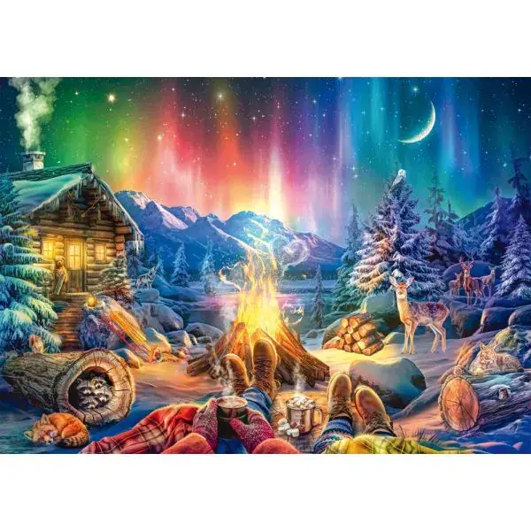 Schmidt Spiele Lagerfeuerromantik unterm Sternenhimmel, 1.000 Teile Puzzle Kostenloser Versand