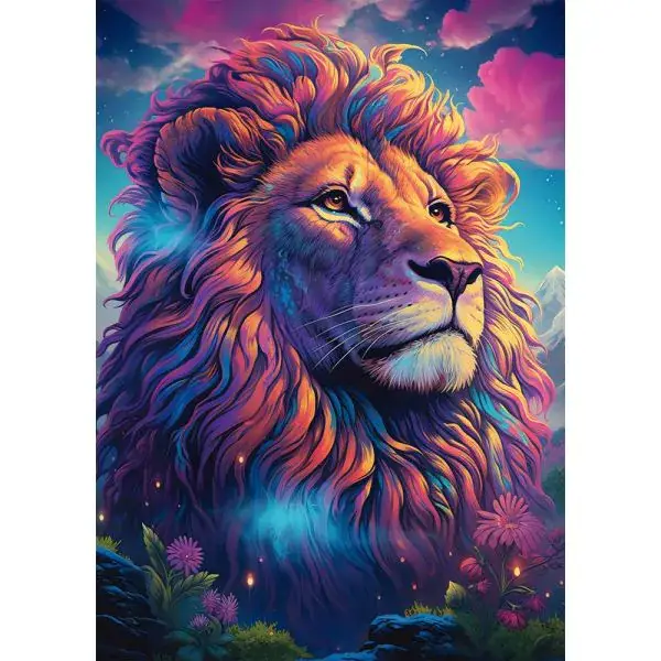 Schmidt Spiele Löwe im Farbenwind, 1.000 Teile Puzzle Sonderangebot