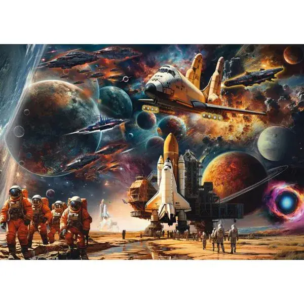 Schmidt Spiele Michele Farella: Faszination Raumfahrt: Reise in ferne Galaxien, 1.000 Teile Puzzle Heißer Verkauf