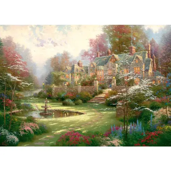Schmidt Spiele Thomas Kinkade: Landsitz, 2.000 Teile Puzzle Zeitlich begrenztes Angebot