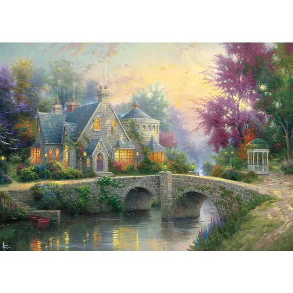 Schmidt Spiele Thomas Kinkade: Abendstimmung, 3.000 Teile Puzzle Exklusive Angebote