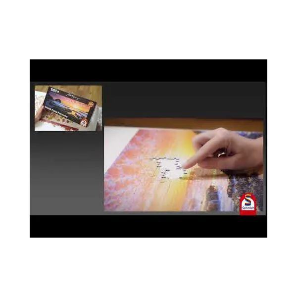 Schmidt Spiele Thomas Kinkade Studios: Painter of Light - Der Weihnachtsmann und seine Wichtel - Limited Edition, 1.000 Teile Puzzle Letzter Tag