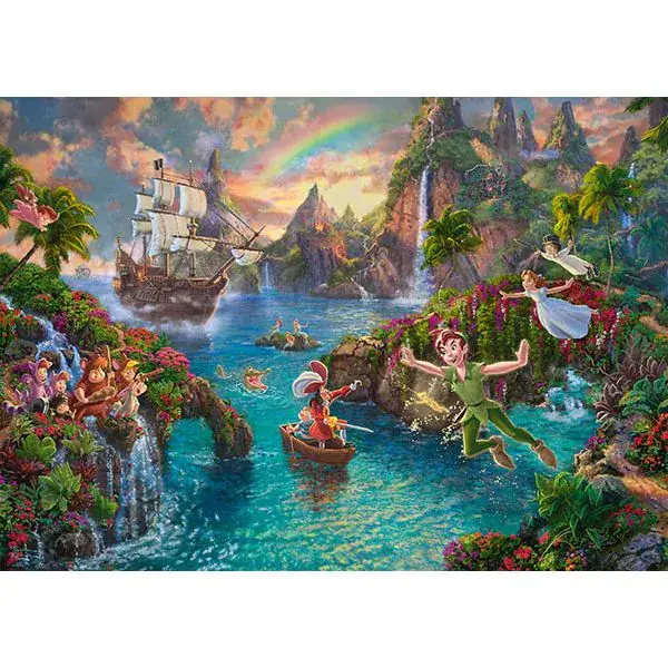 Schmidt Spiele Thomas Kinkade: Painter of Light - Disney, Peter Pan, 1.000 Teile Puzzle Discount Store für neue Produkte