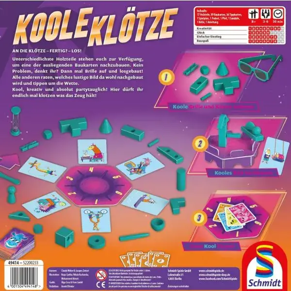 Schmidt Spiele Koole Klötze , Familienspiel Clearance-Verkauf