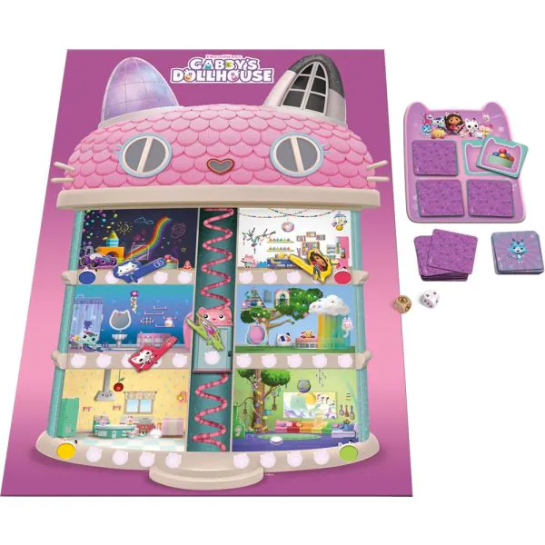 Schmidt Spiele Gabby's Dollhouse: Eine miau-tastische Schnitzeljagd, Kinderspiel Saisonschlussverkauf