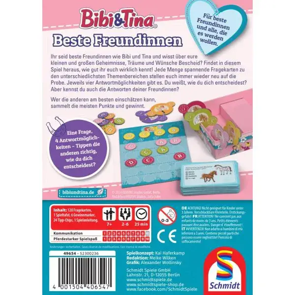 Schmidt Spiele Bibi & Tina: Beste Freundinnen; Kinderspiel Black Friday
