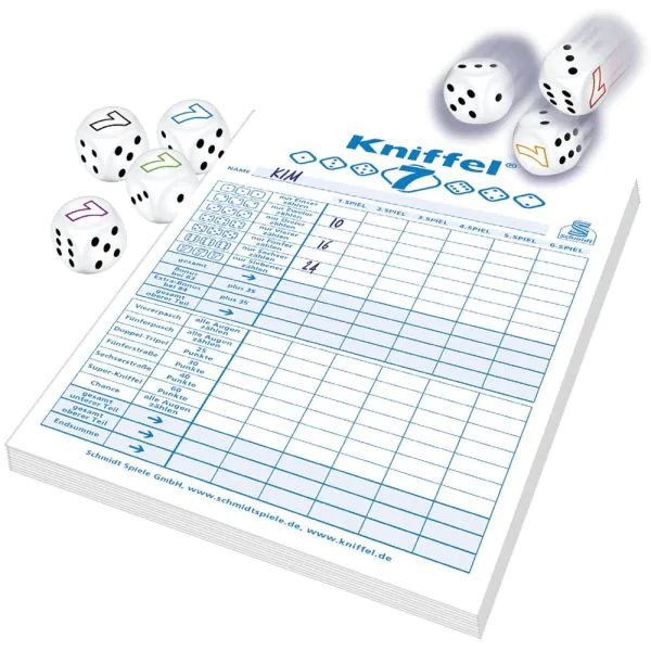 Schmidt Spiele Kniffel® 7, Würfelspiel Heißer Verkauf