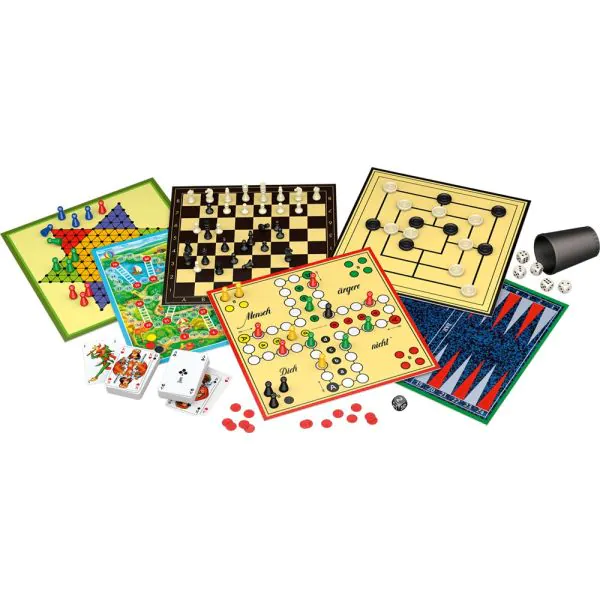 Schmidt Spiele 300er Spielesammlung, 300 Spielemöglichkeiten, rot Neueste Mode