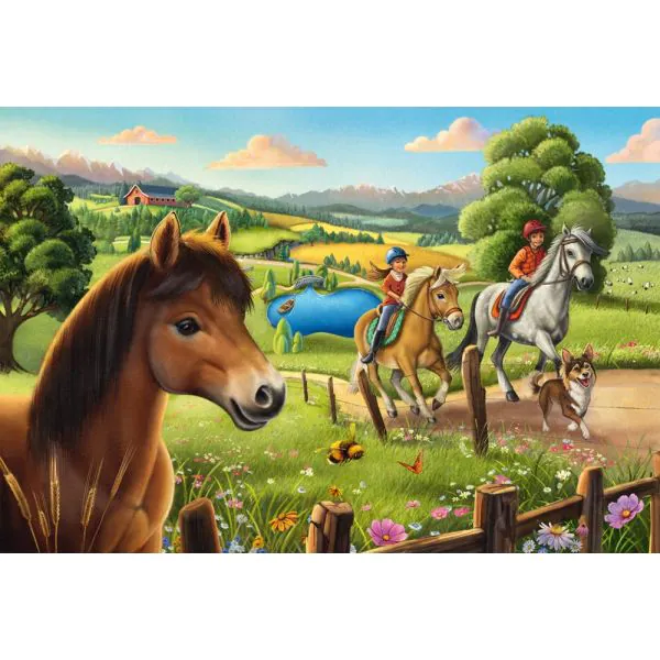 Schmidt Spiele Meine Lieblingspferde, 3 x 48 Teile Kinderpuzzle Riesige Ersparnisse