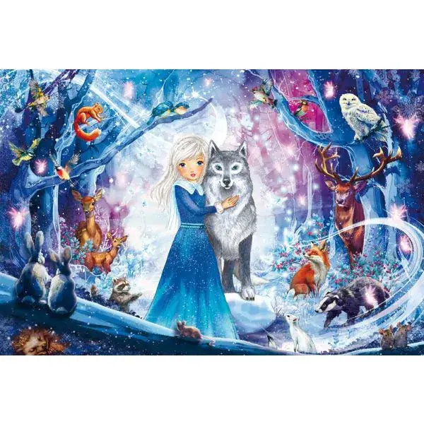Schmidt Spiele Prinzessin im Winterwald, 100 Teile Kinderpuzzle VIP-Rabatte