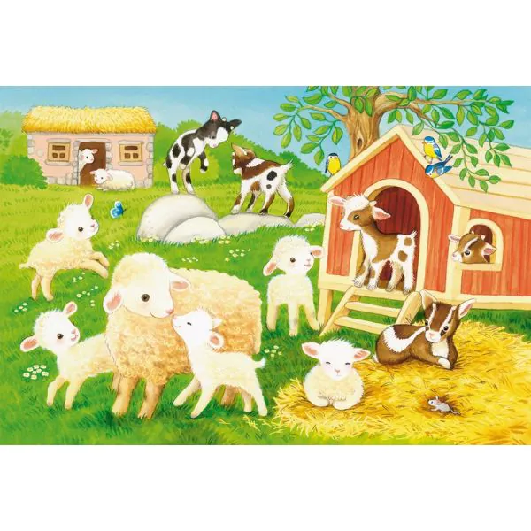 Schmidt Spiele Niedliche Haustiere, 3 x 24 Teile Kinderpuzzle Tiefpreis