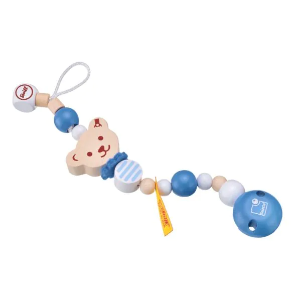 Schmidt Spiele Steiff: Schnullerkette blau, 21 cm Bis zu 55% Rabatt