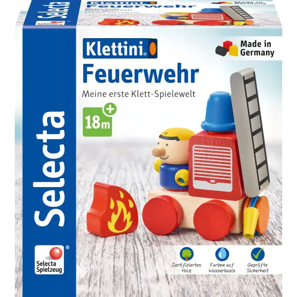 Schmidt Spiele Klettini® Feuerwehr, Klett-Stapelspielzeug 50% Rabatt für begrenzte Zeit