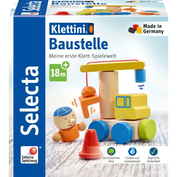 Schmidt Spiele Klettini® Baustelle, Klett-Stapelspielzeug 2025