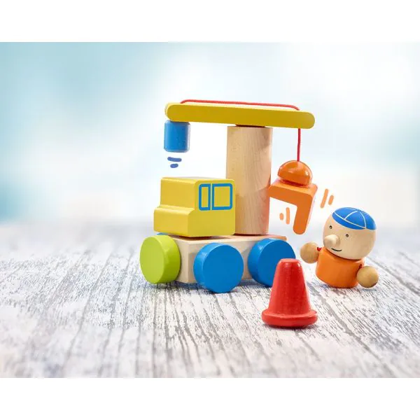 Schmidt Spiele Klettini® Baustelle, Klett-Stapelspielzeug 2025