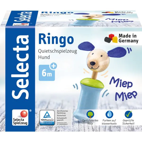 Schmidt Spiele Ringo - Greifling mit Quietsche Kostenloser Versand
