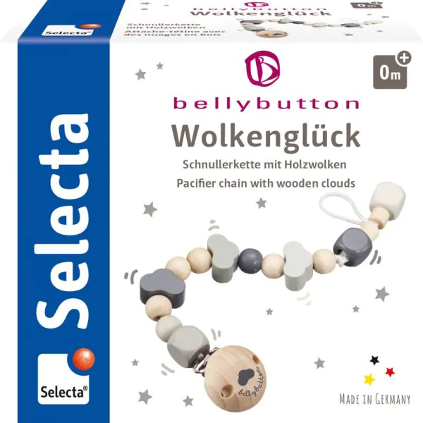 Schmidt Spiele bellybutton: Schnullerkette Wolkenglück Cyber Monday