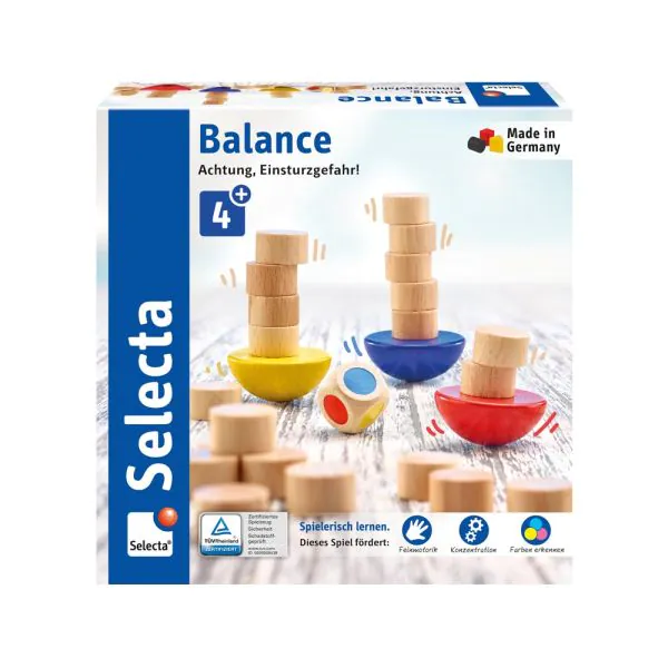 Schmidt Spiele Balance, Würfel- und Stapelspiel aus Holz Heißer Verkauf
