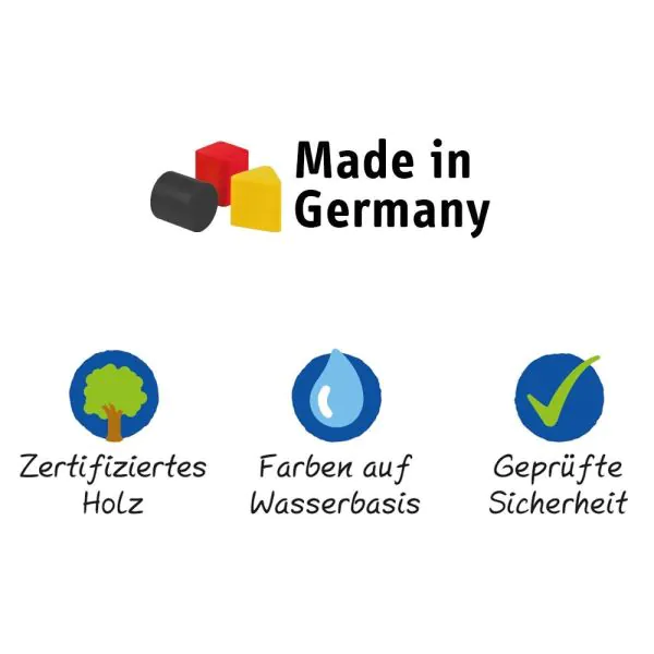 Schmidt Spiele Balance, Würfel- und Stapelspiel aus Holz Heißer Verkauf