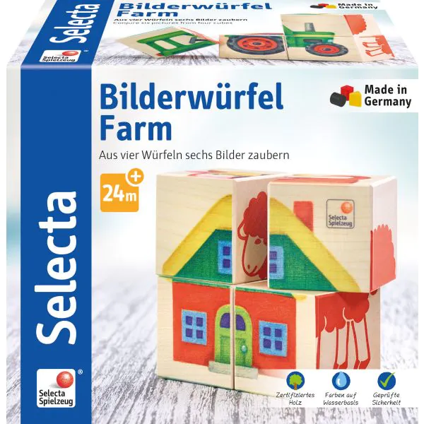Schmidt Spiele Bilderwürfel Farm Neueste Mode