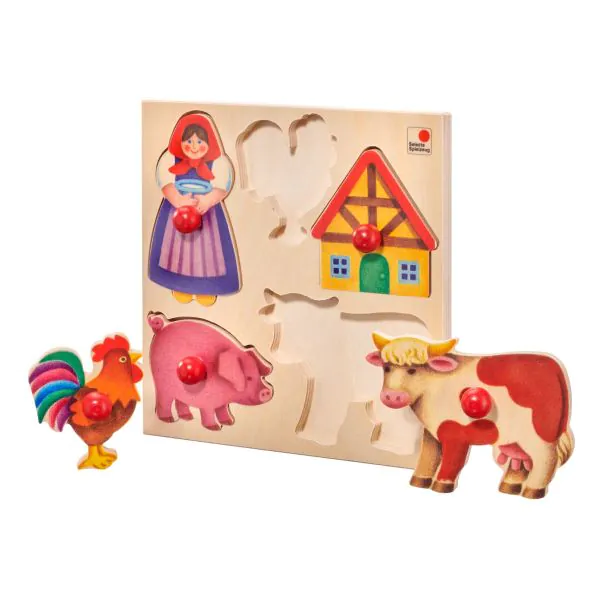 Schmidt Spiele Greifpuzzle Bauernhof Zeitlich begrenztes Angebot