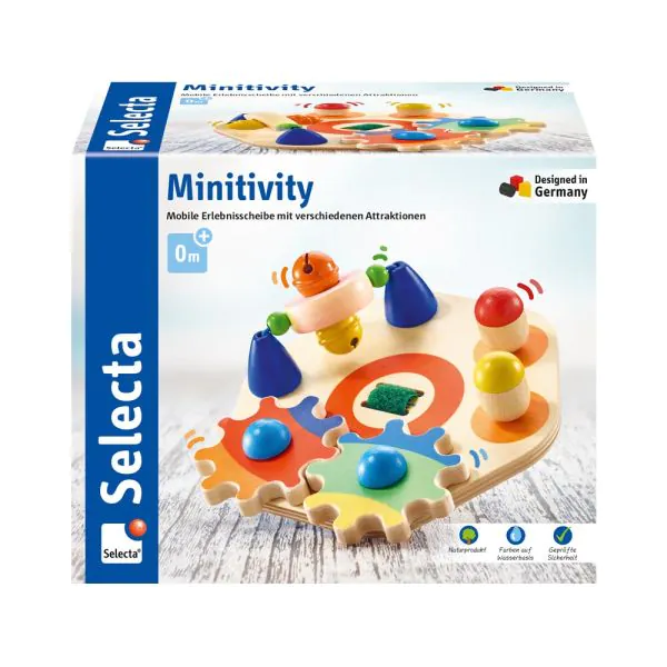 Schmidt Spiele Minitivity, Motorikspielzeug aus Holz, 14 cm Bestseller