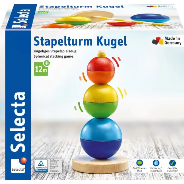 Schmidt Spiele Stapelturm Kugel 50% Rabatt mit kostenlosem Versand