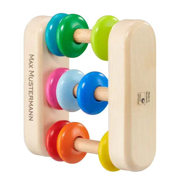 Schmidt Spiele Abacus, Greifling aus Holz, 7,5 cm 2025