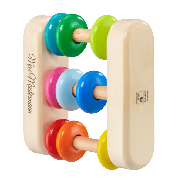 Schmidt Spiele Abacus, Greifling aus Holz, 7,5 cm 2025