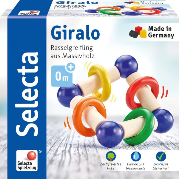Schmidt Spiele Giralo, Greifling aus Holz, 12 cm Angebote