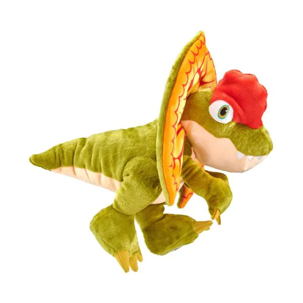 Schmidt Spiele Jurassic World: Dominion - Dilophosaurus, 25 cm, Plüschfigur Lagerräumung