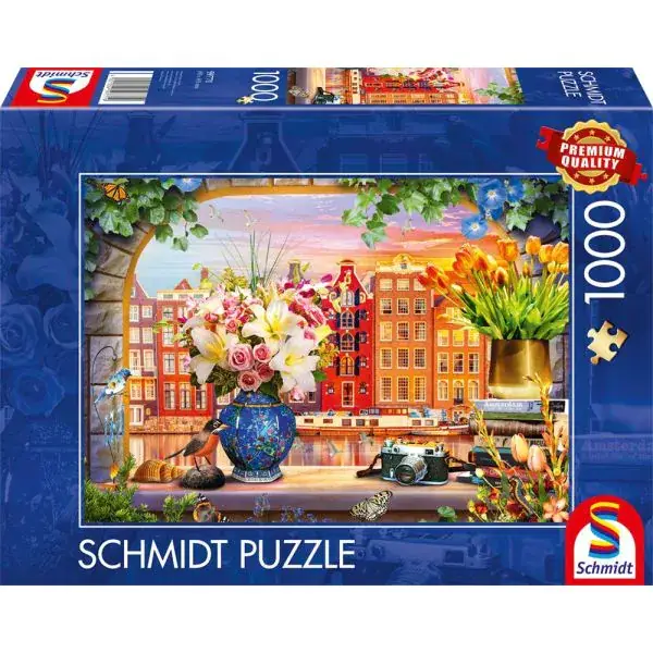 Schmidt Spiele Besuch in Amsterdam, 1.000 Teile Puzzle Kostenloser Versand international