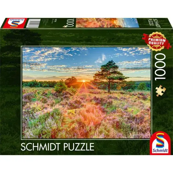 Schmidt Spiele Heide im Sonnenuntergang, 1.000 Teile Puzzle Speichern exportieren