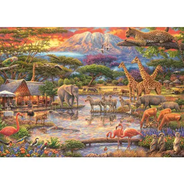 Schmidt Spiele Paradies am Kilimandscharo, 500 Teile Puzzle Online
