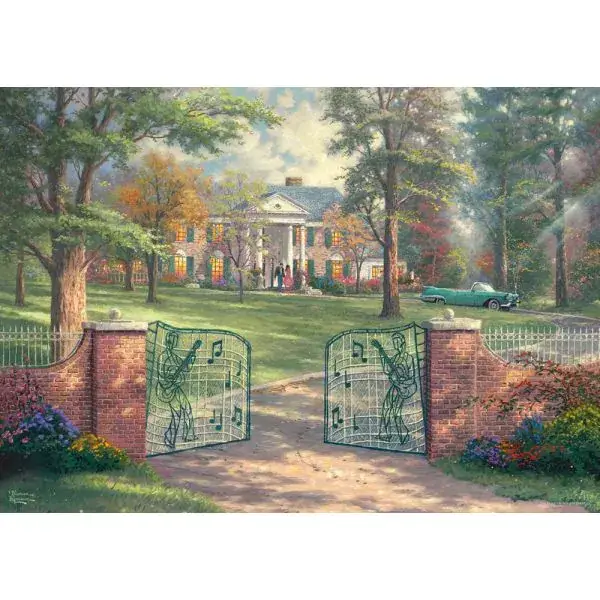 Schmidt Spiele Thomas Kinkade Studios: Graceland®, 50th Anniversary, 1.000 Teile Puzzle Auslauf