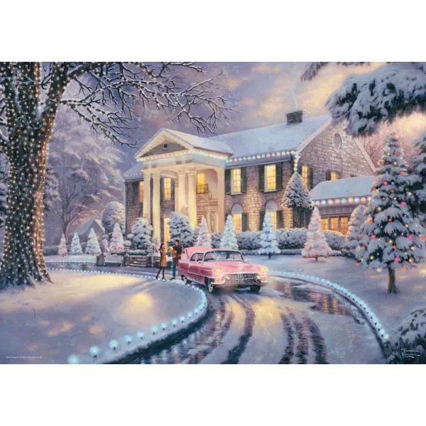 Schmidt Spiele Thomas Kinkade Studios: Graceland® Christmas, 1.000 Teile Puzzle Angebote