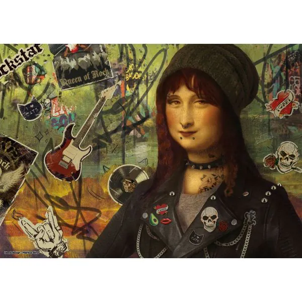 Schmidt Spiele Markus Binz: Mona Lisa 2024, 1.000 Teile Puzzle Kostenloser Versand