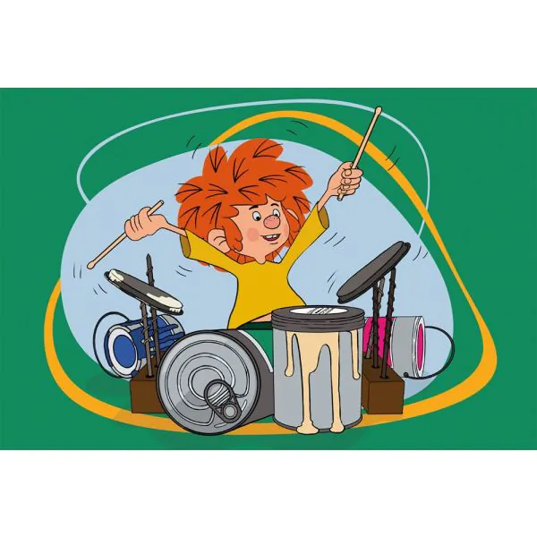 Schmidt Spiele Pumuckl: Pumuckl spielt Schlagzeug, 60 Teile Kinderpuzzle Flash Sale
