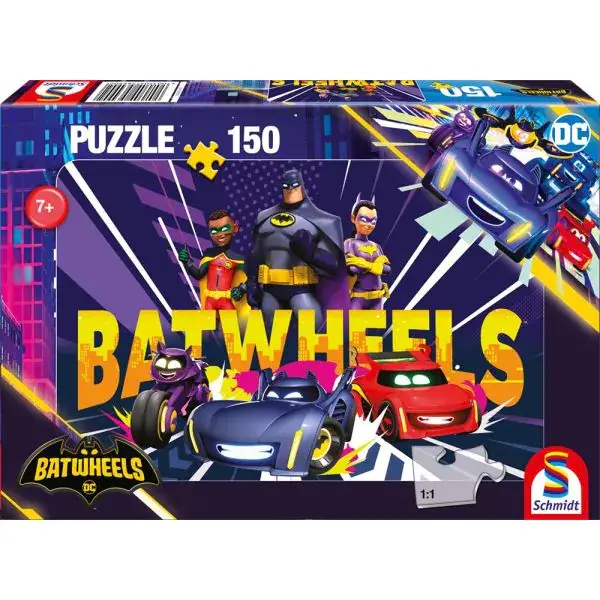Schmidt Spiele DC Batwheels: Ready to roll, 150 Teile Kinderpuzzle Begrenztes Angebot
