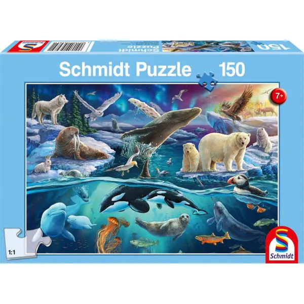 Schmidt Spiele Tiere in der Arktis, 150 Teile Kinderpuzzle Cyber Monday