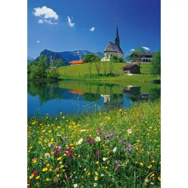 Schmidt Spiele Inzell, Einsiedlhof und Kirche St. Nikolaus, 1.000 Teile Puzzle Neueste Stile