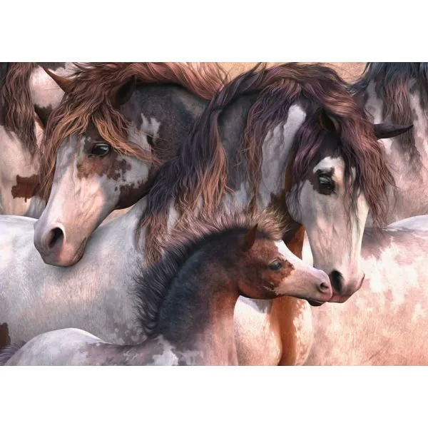 Schmidt Spiele Pinto-Herde, 1.000 Teile Puzzle, 1.000 Teile Puzzle Letzter Tag