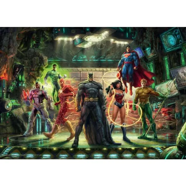 Schmidt Spiele Thomas Kinkade Studios: The Justice League, 1.000 Teile Puzzle Sonderangebot der Fabrik