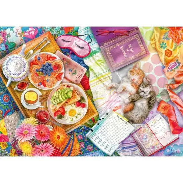 Schmidt Spiele Aimee Stewart: Aufgetischt: Sonntagsfrühstück, 1.000 Teile Puzzle Riesige Rabatte
