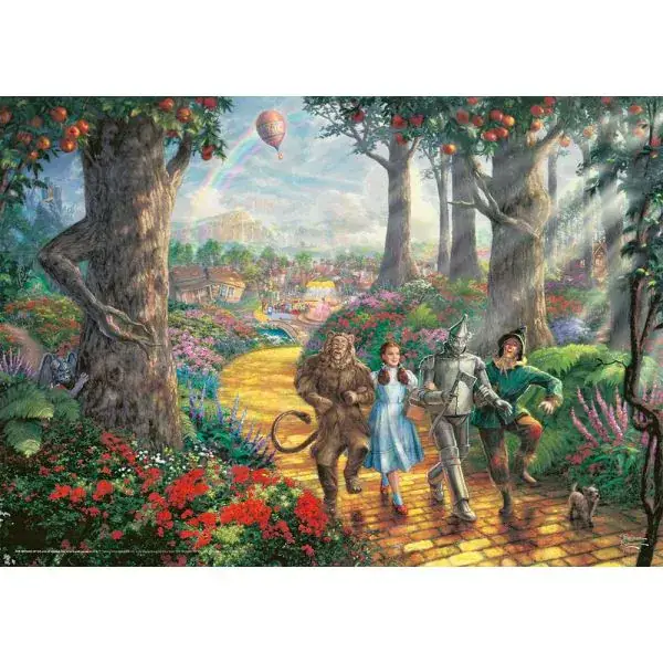 Schmidt Spiele Thomas Kinkade Studios: Der Zauberer von Oz, Warner Bros. - Follow the Yellow Brick Road, 1.000 Teile Puzzle Online