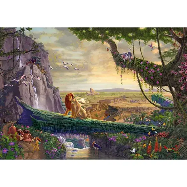 Schmidt Spiele Thomas Kinkade Studios: Disney Dreams Collection - The Lion King, Return to Pride Rock, 6.000 Teile Puzzle Auslauf