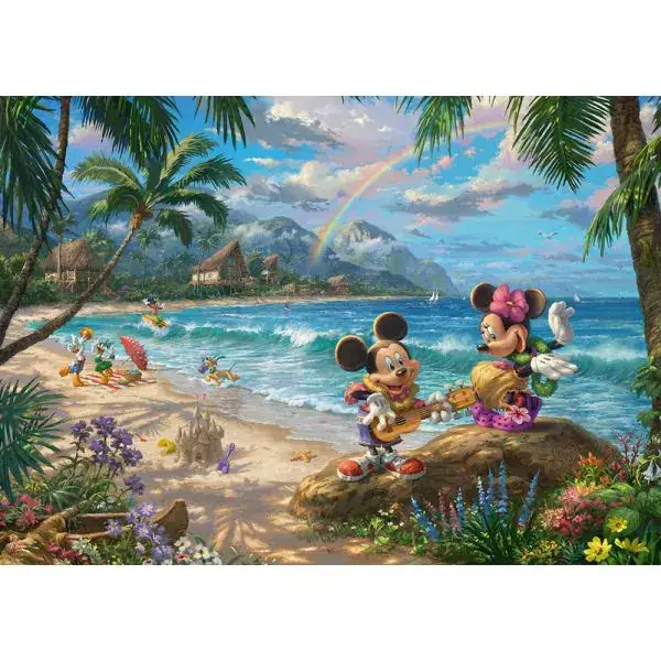 Schmidt Spiele Thomas Kinkade Studios: Disney Dreams Collection - Minnie & Mickey in Hawaii, 1.000 Teile Puzzle Verkauf