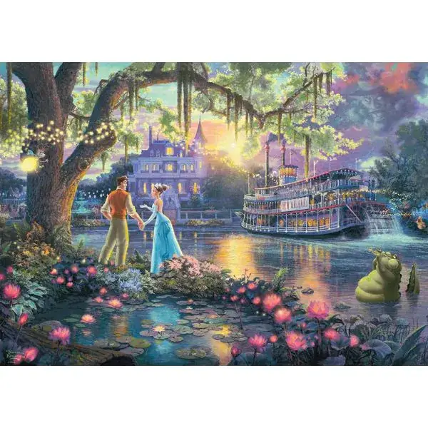 Schmidt Spiele Thomas Kinkade Studios: Disney Dreams Collection - Die Prinzessin und der Frosch (Froschkönig), 1.000 Teile Puzzle Angebote